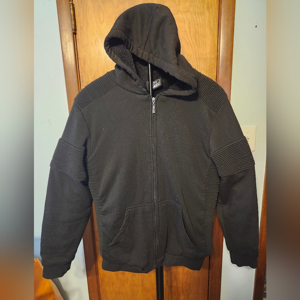 OLD SKOOL Full-Zipper Hooded Sweatshirt (RN 97891) - Size Medium